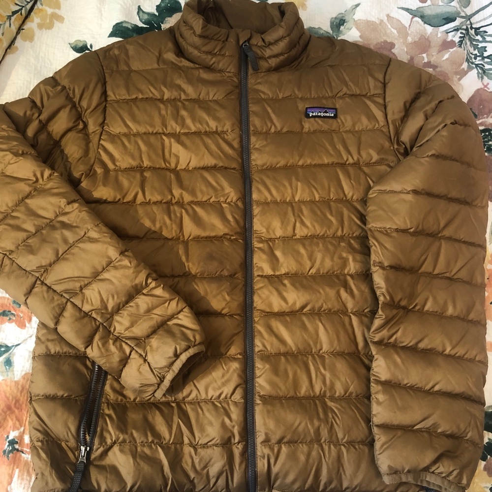 Kids Brown NanoPuff Full zipper Jacket!